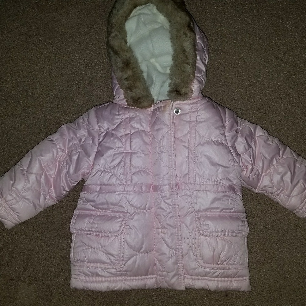 6-12 mos girls winter coat